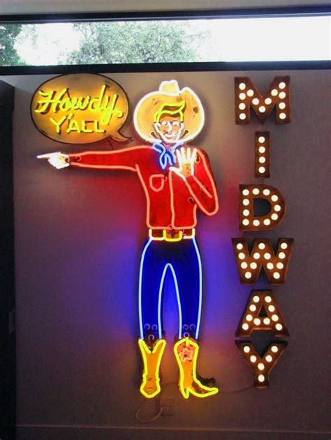 Howdy Neon Sign