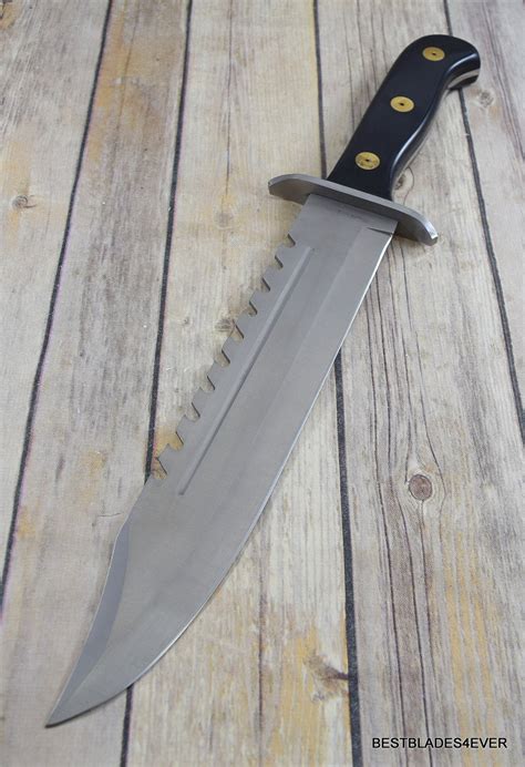 165″ Survivor Full Tang Bowie Hunting Knife Nylon Sheath Razor Sharp