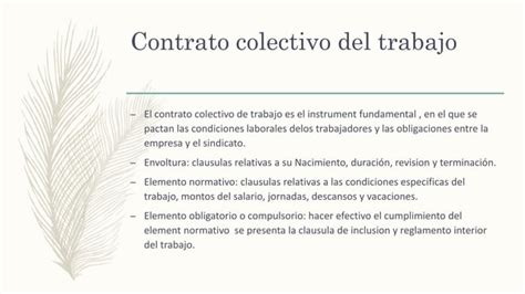 Derecho Colectivo Y Procesal Del Trabajo Semana 2 PPT