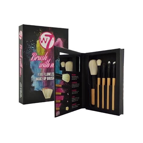 W Brush With Me Five Flawless Make Up Brushes Shopee Thailand