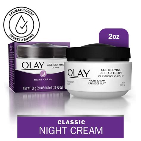 Olay Age Defying Anti Wrinkle Night Cream Fights Fine Lines And Wrinkles For Combination Skin 2