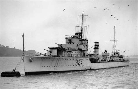 Hms Hasty H24 A H Class Destroyer Built By William Denny And Bros Dumbarton And Completed On 05 05