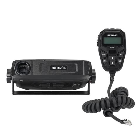 Retevis Ra W Gmrs Mobile Two Way Radio With Integrated Microphone