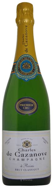 N V Charles De Cazanove Brut Classique Champagne Premier Cru Vivino Us