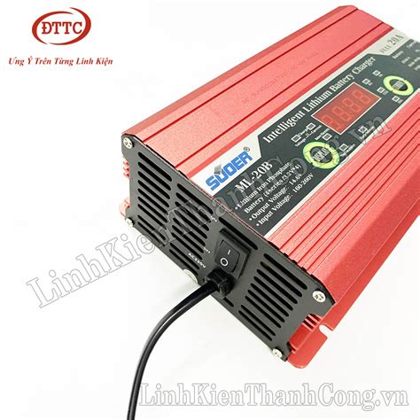 Bộ Sạc Pin Sắt Lifepo4 4s 146v 20a Ml 20b Suoer Chính Hãng