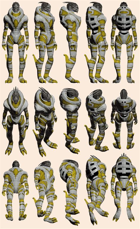 Mass Effect Turian Liberator Armour Ref By Troodon80 On Deviantart