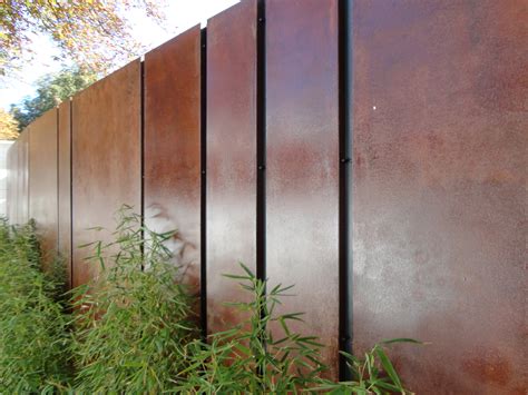 Palissade Acier Corten R Alisations Prometal