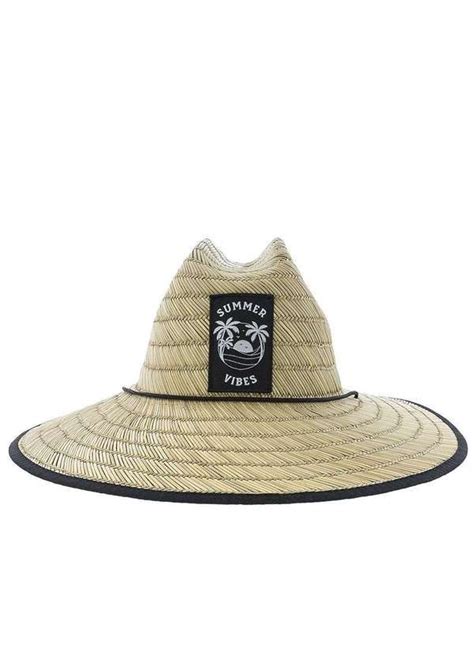 Chap U De Palha Surf Stz Sumer Vibes Bege Summer Vibes Floppy Hat