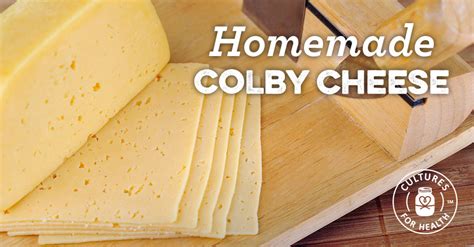 Colby Cheese Recipe - Cultures For Health