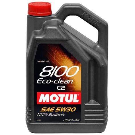 Huile moteur MOTUL 8100 Eco-Clean essence/diesel C2 5W30 5L - Feu Vert