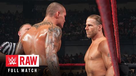 Full Match Shawn Michaels Vs Randy Orton Raw Feb Youtube