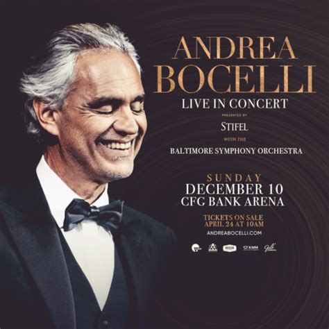 ANDREA BOCELLI | Visit Baltimore