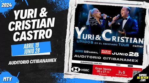 Yuri Y Cristian Castro En Auditorio Citibanamex