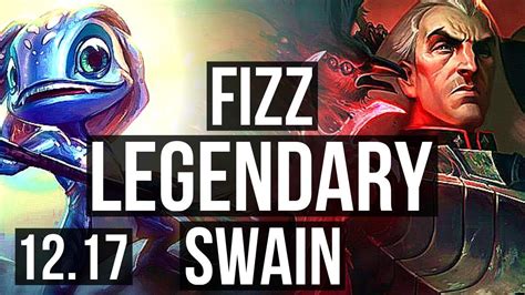 FIZZ Vs SWAIN MID 2 4M Mastery 13 2 7 Legendary 400 Games EUW