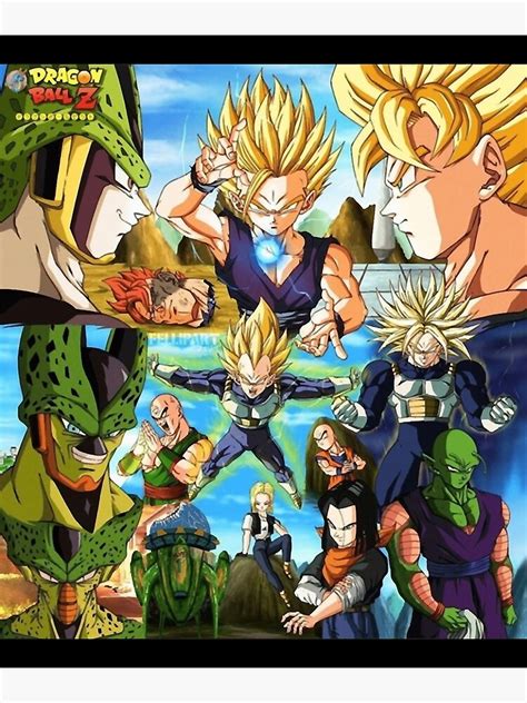 "Dragon Ball Z Cell Saga" Poster for Sale by StephanieBen | Redbubble