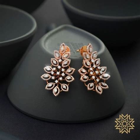 These Diamond Earrings Will Make You Shine In Every Party • South India Jewels Diamond