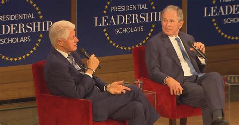 Bill Clinton George W Bush Reminisce About Presidencies CBS Texas