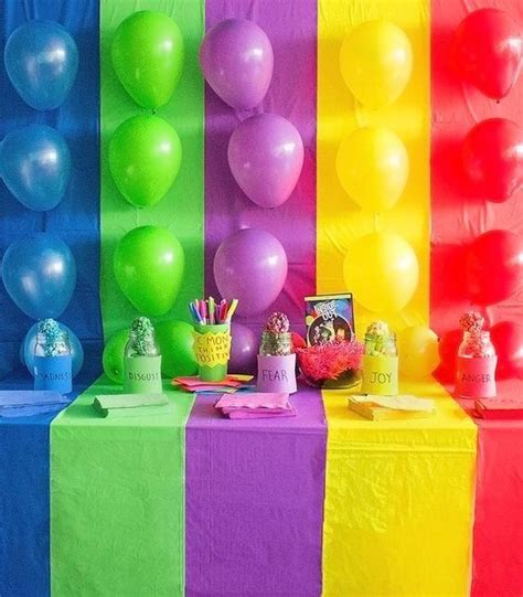 50 Ideas De Decoración Para Fiesta De Intensamente O Inside Out In 2024 Inside Out Party Ideas