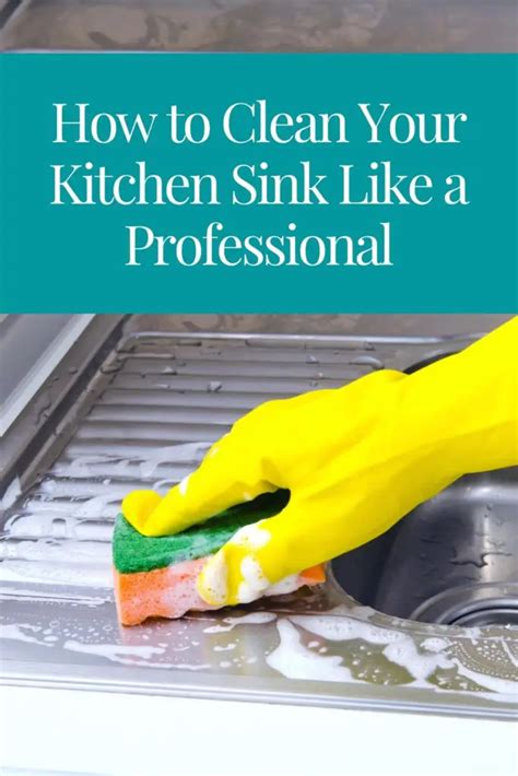 How To Clean Your Kitchen Sink Like A Professional