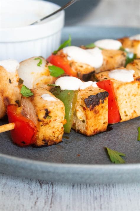 Espetadas De Tofu Cogumelo Vegetariano