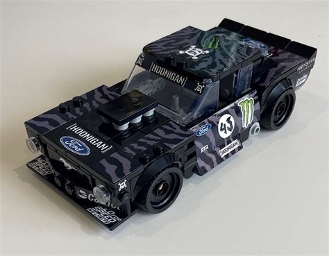 Lego Speed Champions Ken Block Ford Mustang Hoonicorn Moc From