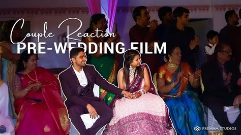 Couple Reaction Pre Wedding Film Rahul Varsha Premam Studios