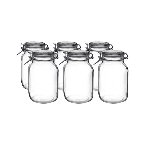 Bormioli Rocco L Swing Top Fido Glass Jars Pack Walmart