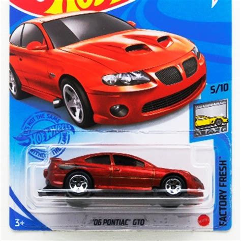 Hot Wheels Vehículo Pontiac Gto ´06 Factory Fresh 2021 Meses Sin