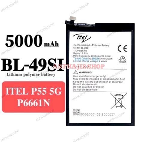 Jual Batre Baterai Itel P G P Ln Bl Si Batrai Battery Itel P