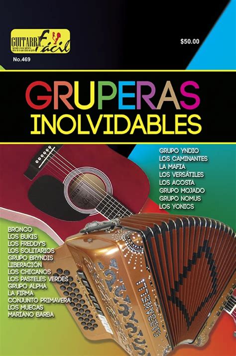 Álbum De Guitarra Fácil No469 Gruperas Inolvidables