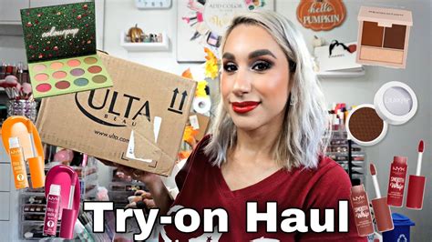 Ulta Try On Haul Colourpop Nyx Makeup Revolution 2022 Youtube