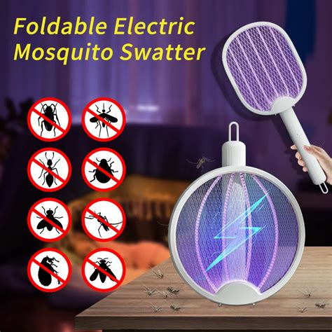 Mata Moscas Mosquito El Trico Usb Recarreg Vel Dobr Vel Armadilha Fly