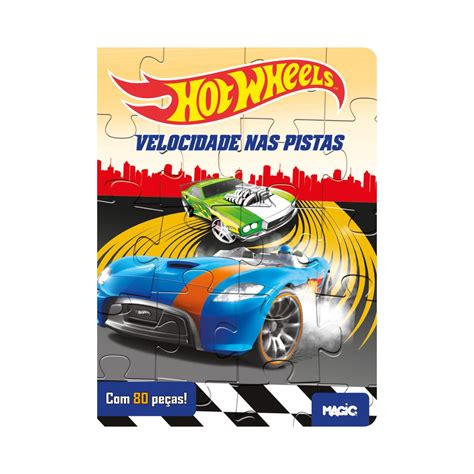 Livro Quebra Cabe A Hot Wheels Pe As Magic Grupo
