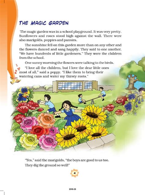 Ncert Book Class 3 English Chapter 1 Good Morning The Magic Garden 2024 25 Session