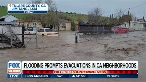 Flooding Prompts Evacuations In California Neighborhoods Latest