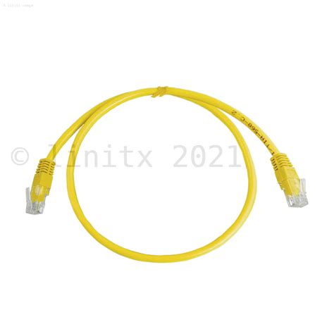 CAT5E UTP 0 5M Yellow Patch Cable LinITX Buy Ubiquiti