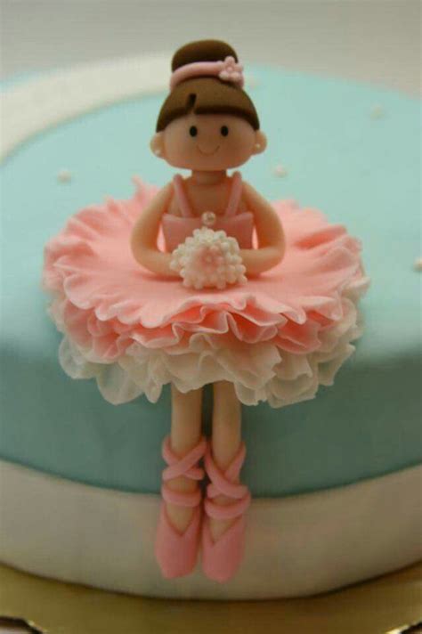 Hermosa Bailarina Torta De Cupcakes Pasteles Y Postres Pasteles De