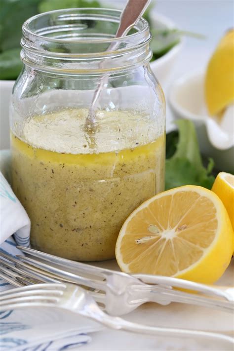 Lemon Mustard Vinaigrette Recipe Homemade Salad Dressing Homemade