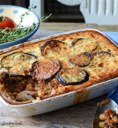 Quick And Easy Vegetarian Moussaka Recipe Larder Love Recipe