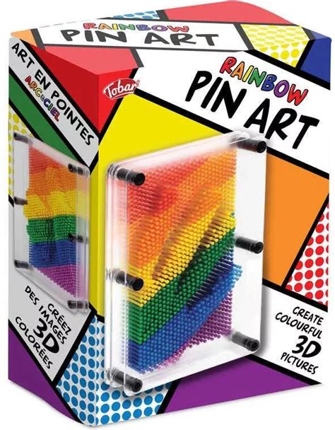 Tobar Pin Art Curcubeu Jucarie Educativa Pentru Copii T37078