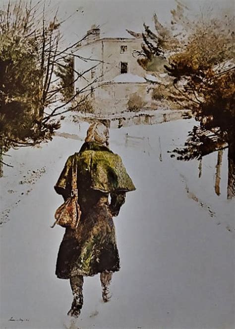 Andrew Wyeth Fine Art Print Loden Coat Vintage Book Page Print