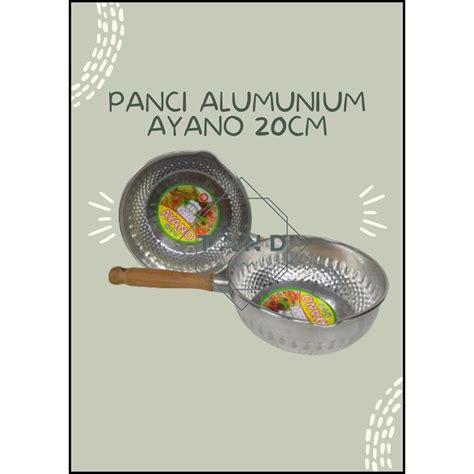 Jual Panci Susu Mie Indomie Ayano Alumunium Aluminium Gagang Kayu Cm