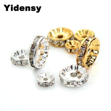 Aliexpress Buy Yidensy 100pcs Flat Rhinestone Rondelles Crystal