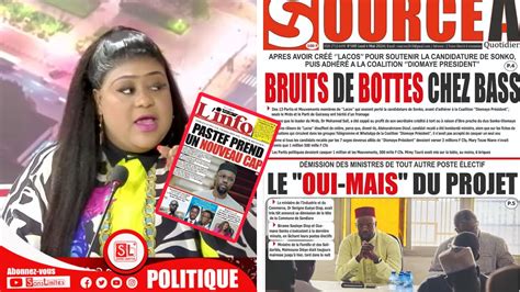 Revue Des Titres Avec Mamy Samb A La Une Sonko La R Union Du