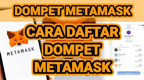 Cara Daftar Dompet Metamask Youtube