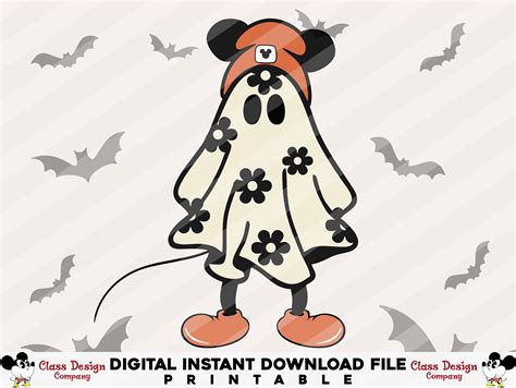 Spooky Daisy Ghost Svg Halloween Mickey Svg Halloween Masq Inspire