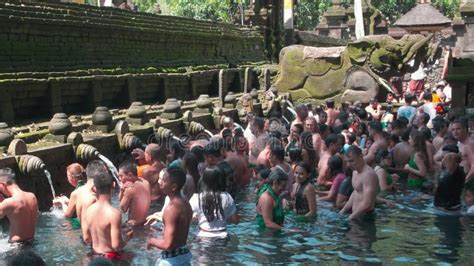 Tirta Empul Temple Is Hindu Balinese Water Temple In Bali Indonesia