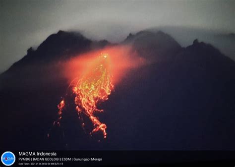 Vulkan Update 06 01 21 Merapi Sinabung Ätna Ebeko Vulkane Net