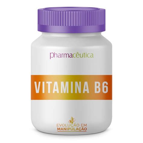 Vitamina B6 Piridoxina Pharmacêutica Farmácia De Manipulação