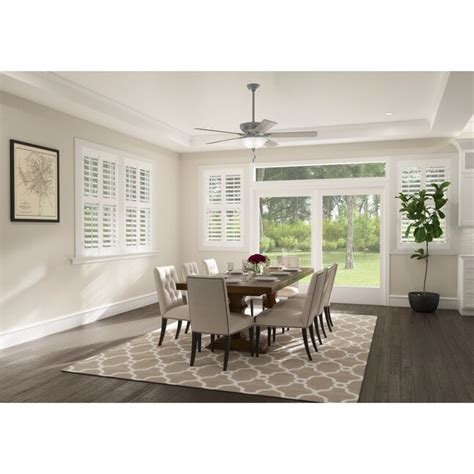 Hunter Regalia 60 In Matte Silver With Light Gray Oak Blades Integrated Led Indoor Ceiling Fan